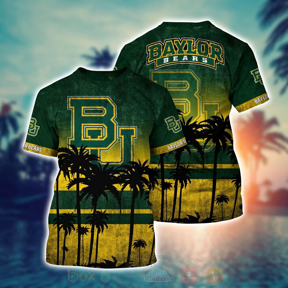 NCAA Baylor Bears football Hawaiian Shirt Short 1