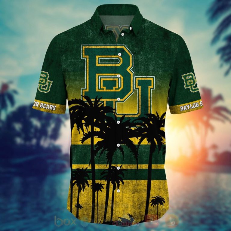 NCAA Baylor Bears football Hawaiian Shirt Short 1 2