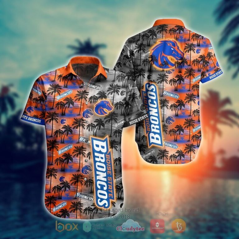 NCAA Boise State Broncos Coconut Hawaiian shirt Short