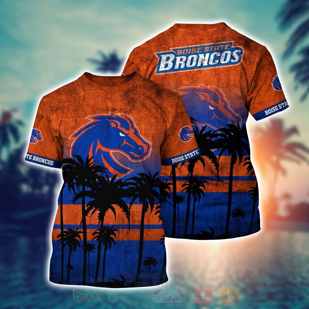 NCAA Boise State Broncos football Hawaiian Shirt Short 1