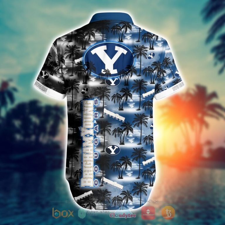 NCAA Byu Cougars Coconut Hawaiian shirt Short 1 2