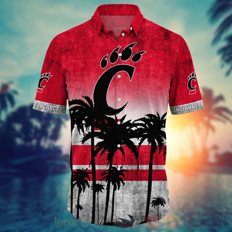 NCAA Cincinnati Bearcats football Hawaiian Shirt Short 1 2