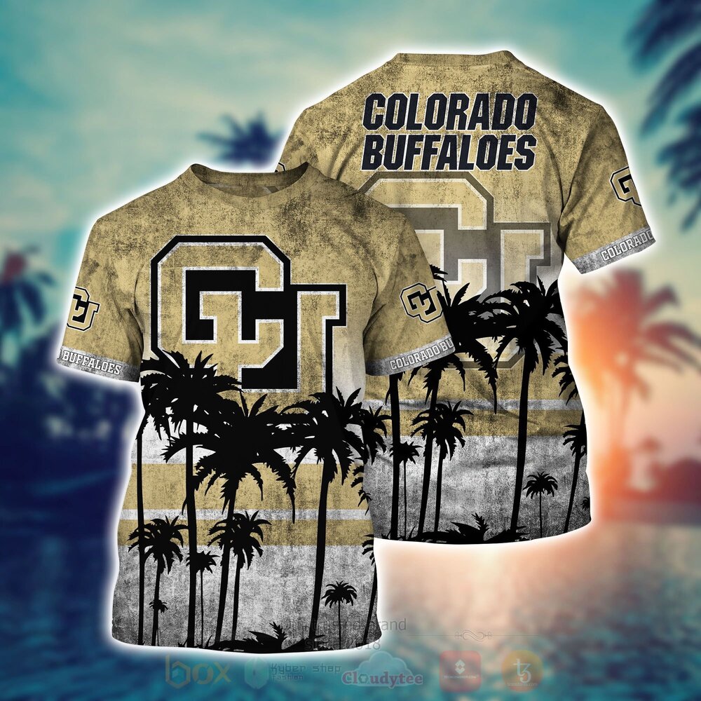 NCAA Colorado Buffaloes football Hawaiian Shirt Short 1