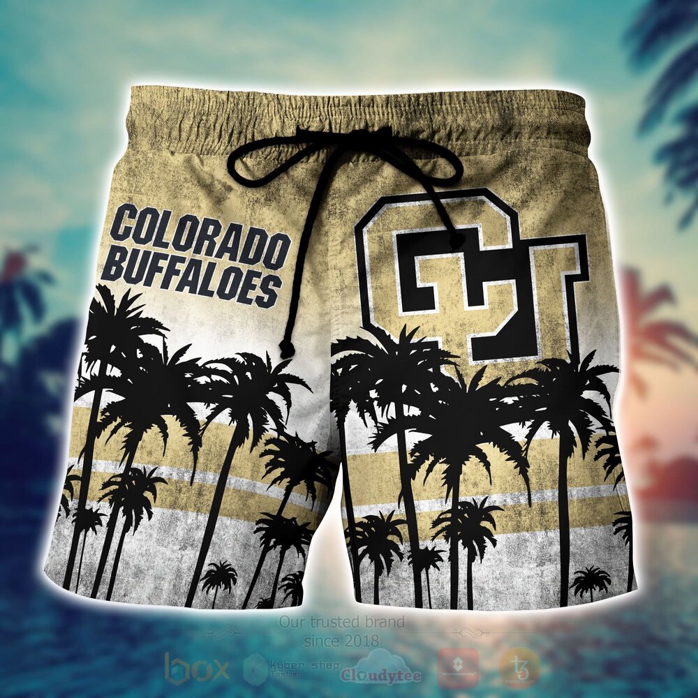 NCAA Colorado Buffaloes football Hawaiian Shirt Short 1 2 3 4