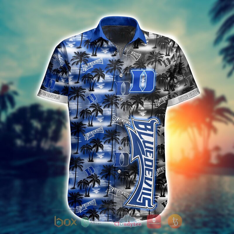 NCAA Duke Blue Devils Coconut Hawaiian shirt Short 1