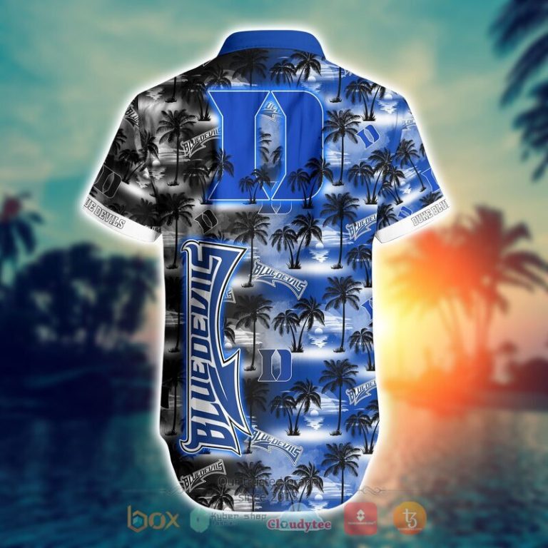 NCAA Duke Blue Devils Coconut Hawaiian shirt Short 1 2