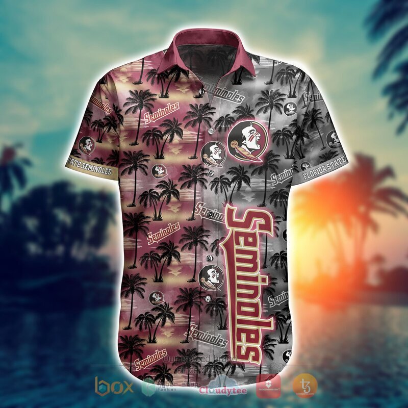 NCAA Florida State Seminoles Coconut Hawaiian shirt Short 1