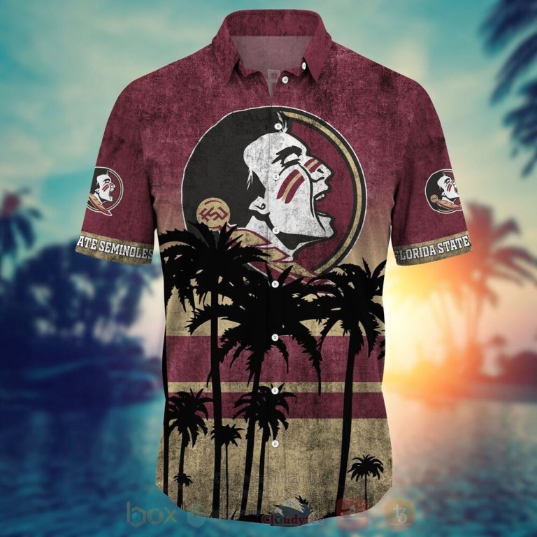 NCAA Florida State Seminoles Hawaiian Shirt Short 1 2