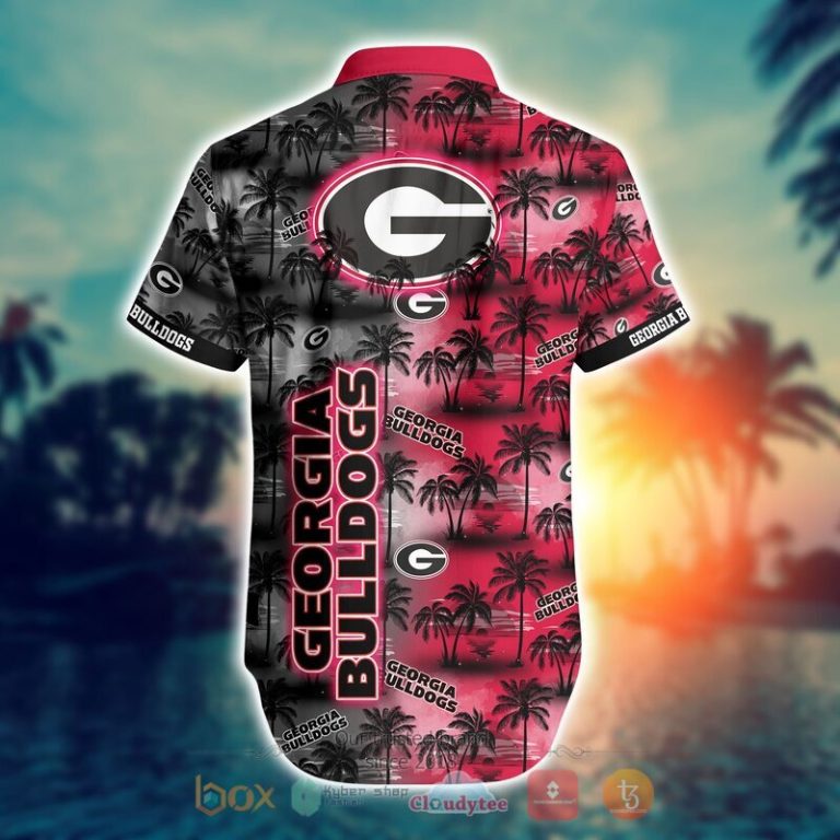 NCAA Georgia Bulldogs Coconut Hawaiian shirt Short 1 2