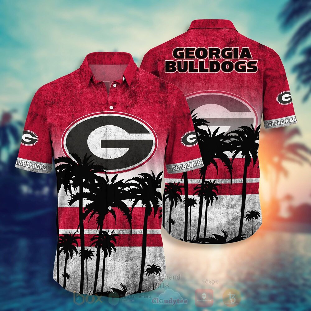 NCAA Georgia Bulldogs football Hawaiian Shirt Short