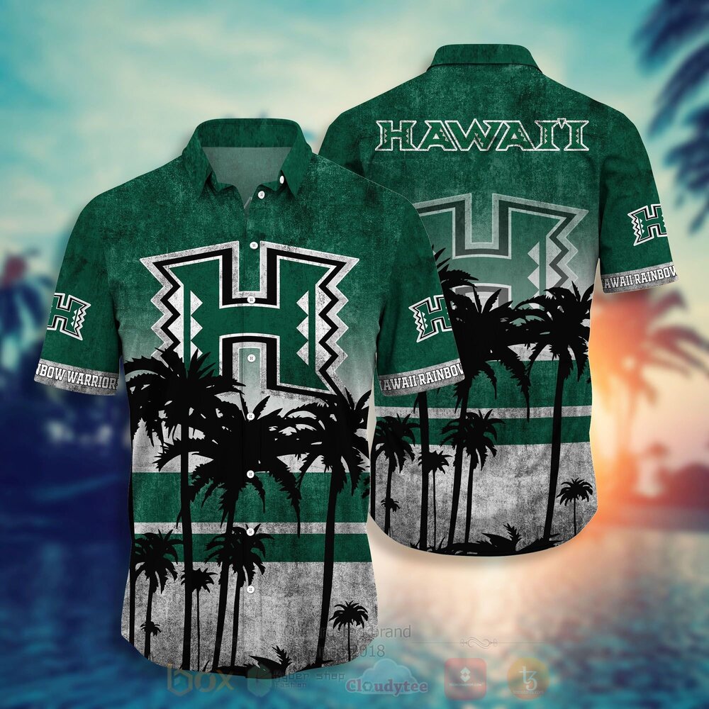 NCAA Hawaii Rainbow Warriors football Hawaiian Shirt Short