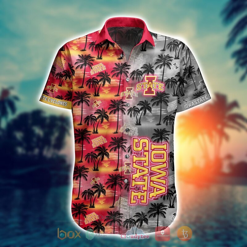 NCAA Iowa State Cyclones Coconut Hawaiian shirt Short 1