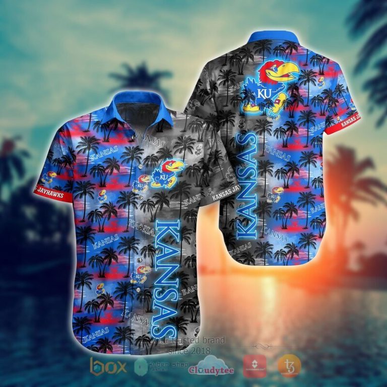 NCAA Kansas Jayhawks Coconut Hawaiian shirt Short