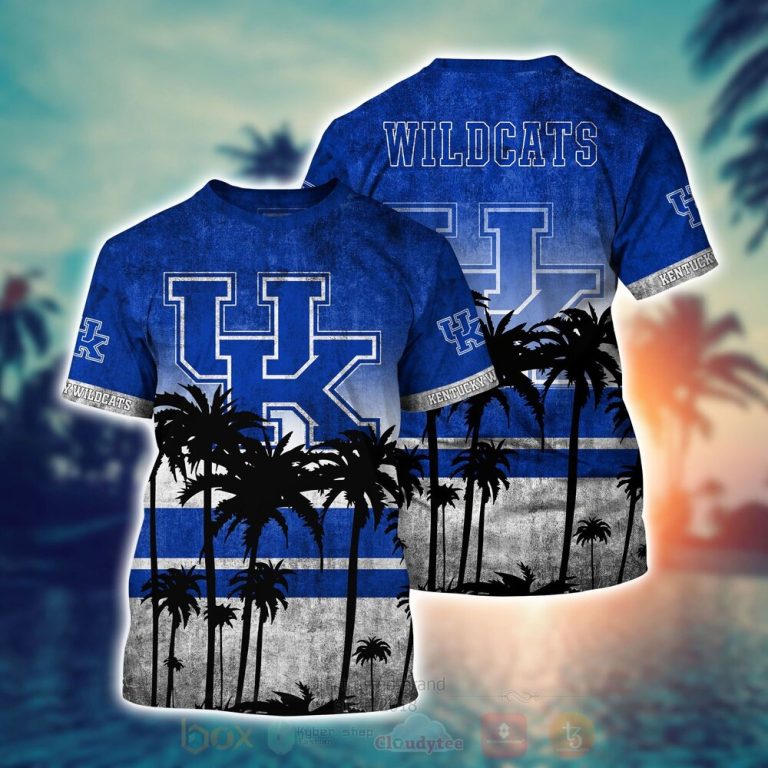 NCAA Kentucky Wildcats mens basketball Hawaiian Shirt Short 1