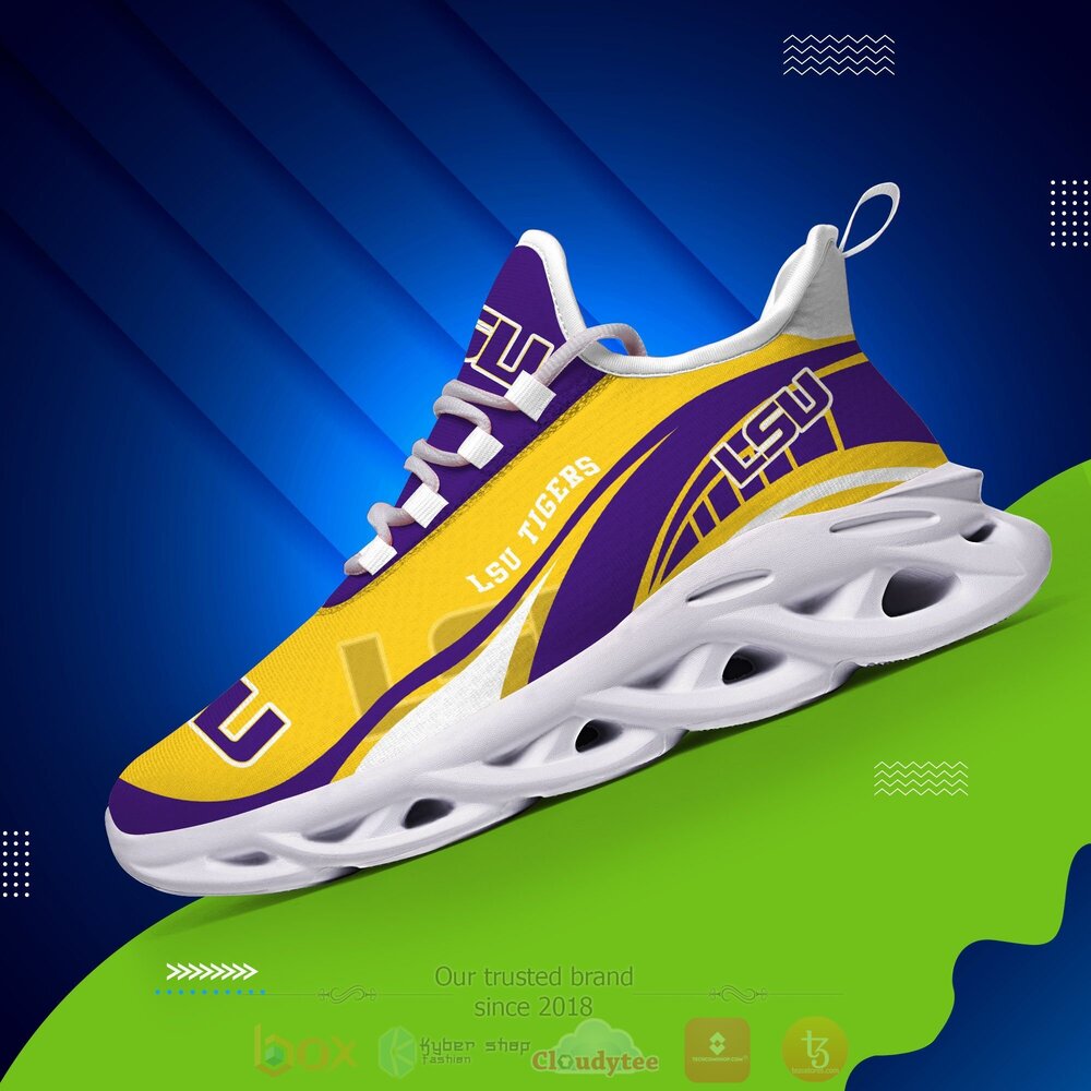 NCAA LSU Tigers and Lady Tigers football Clunky Max Soul Shoes