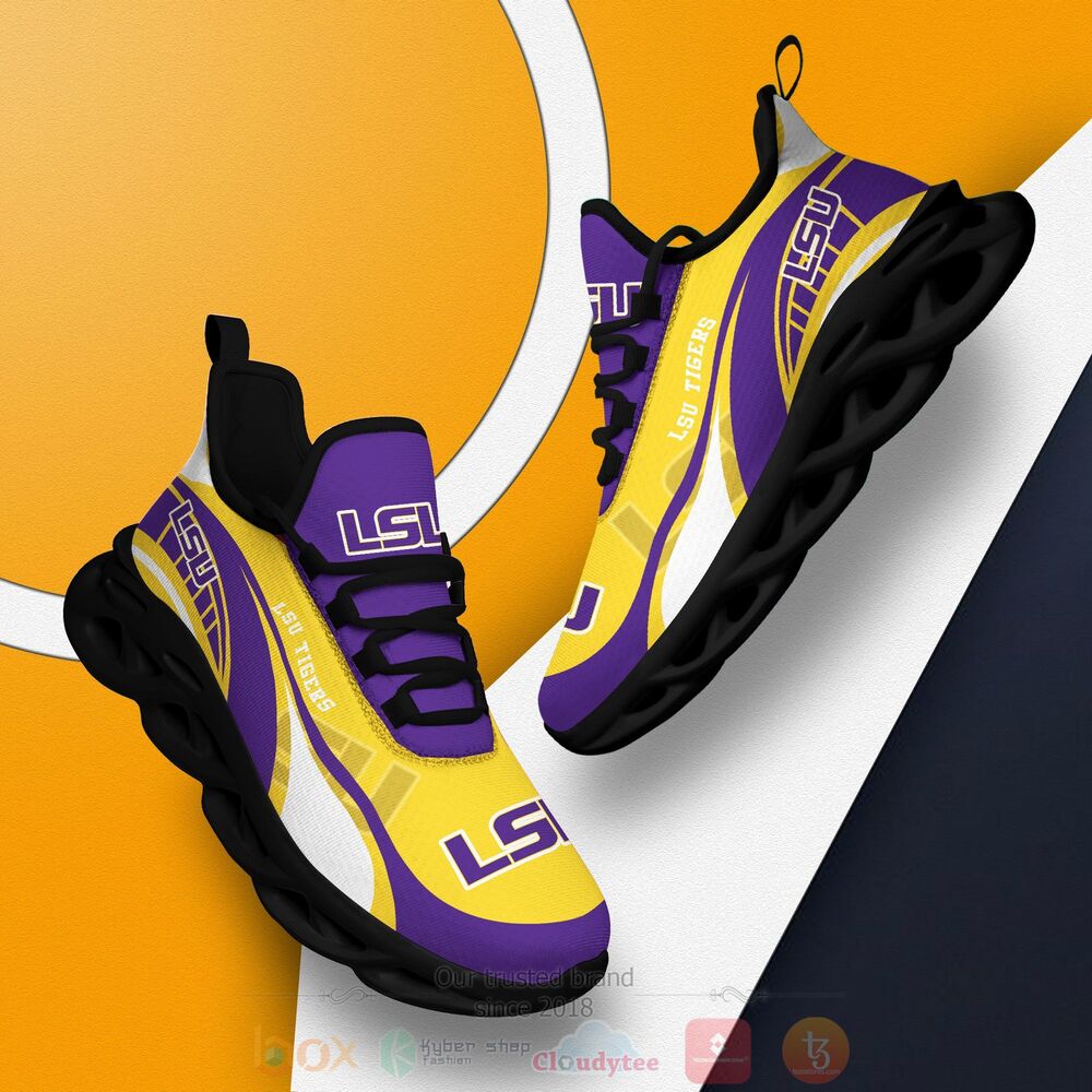 NCAA LSU Tigers and Lady Tigers football Clunky Max Soul Shoes 1