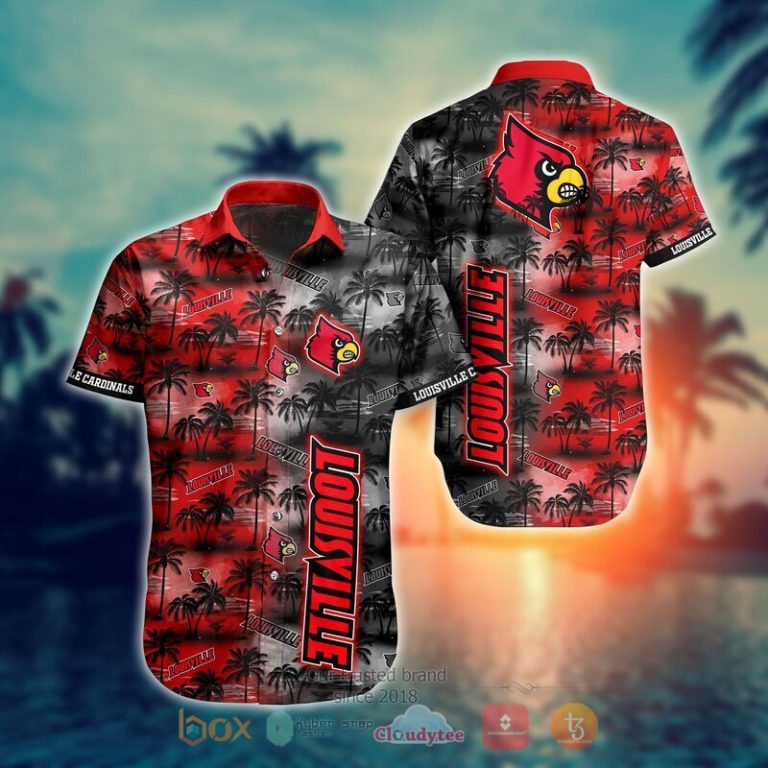 NCAA Louisville Cardinals Coconut Hawaiian shirt Short