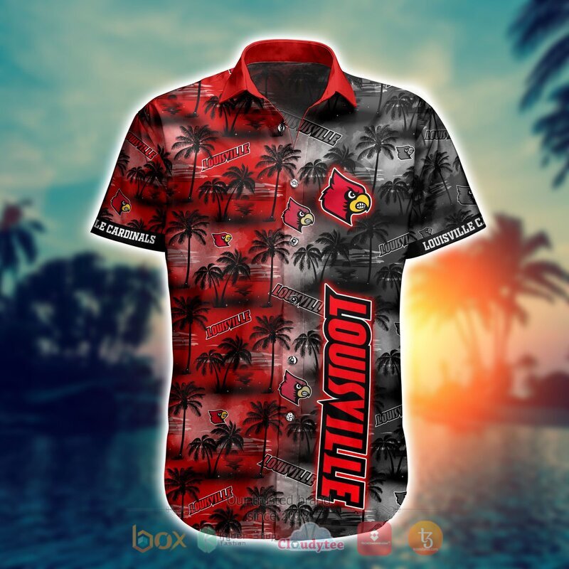 NCAA Louisville Cardinals Coconut Hawaiian shirt Short 1