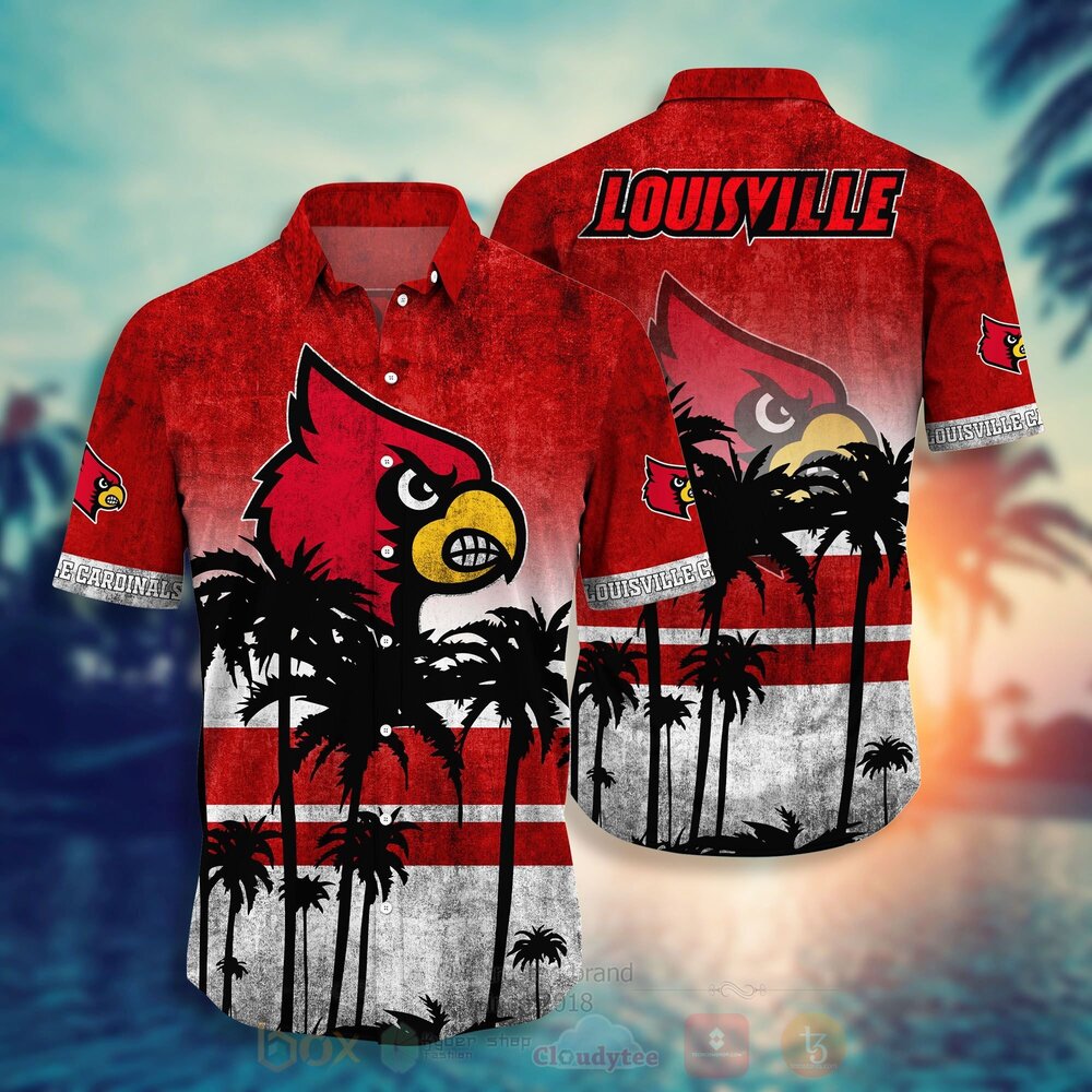 NCAA Louisville Cardinals Hawaiian Shirt Short