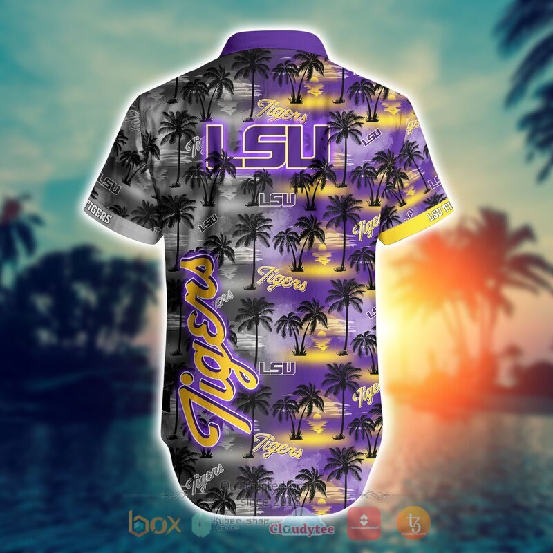NCAA Lsu Tigers Coconut Hawaiian shirt Short 1 2