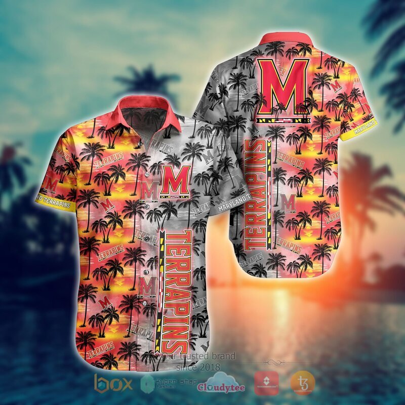 NCAA Maryland Terrapins Coconut Hawaiian shirt Short
