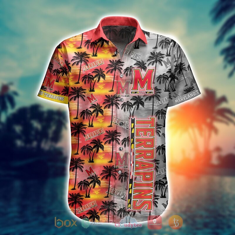 NCAA Maryland Terrapins Coconut Hawaiian shirt Short 1