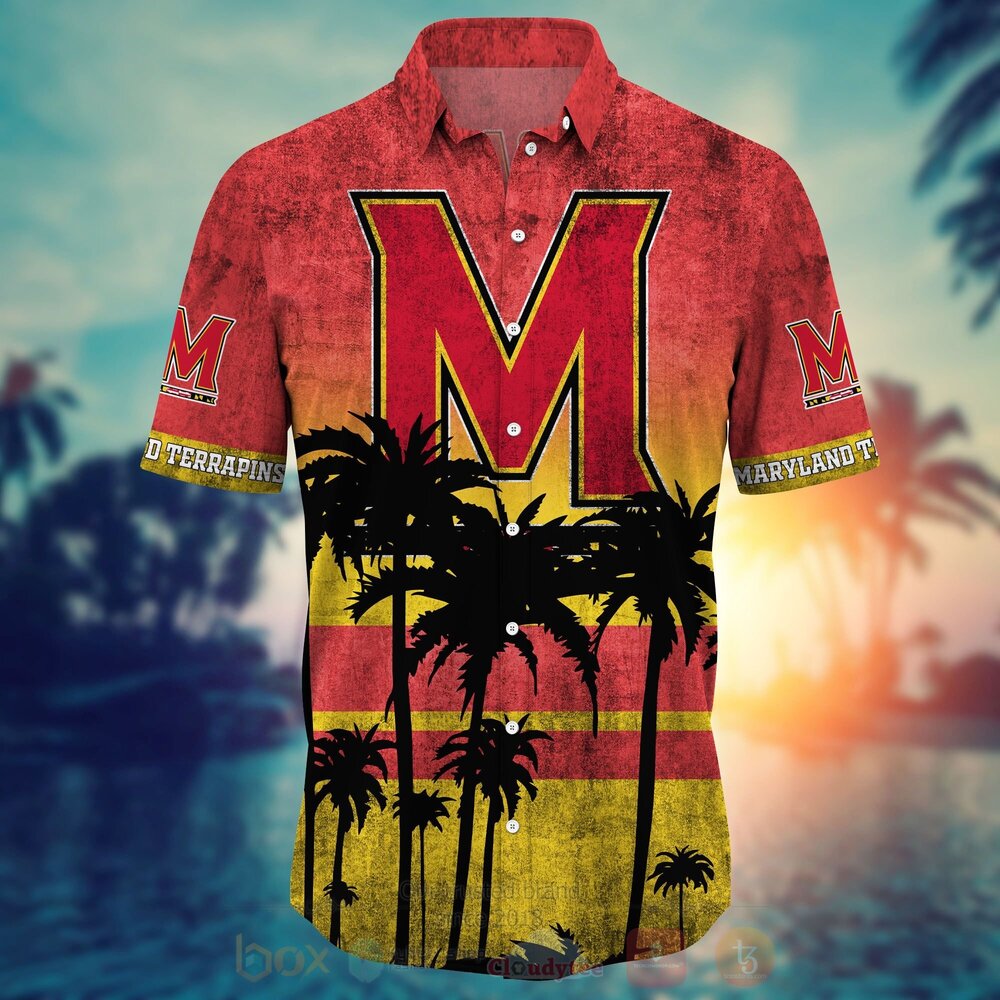 NCAA Maryland Terrapins football Hawaiian Shirt Short 1 2