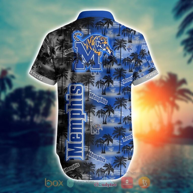 NCAA Memphis Tigers Coconut Hawaiian shirt Short 1 2