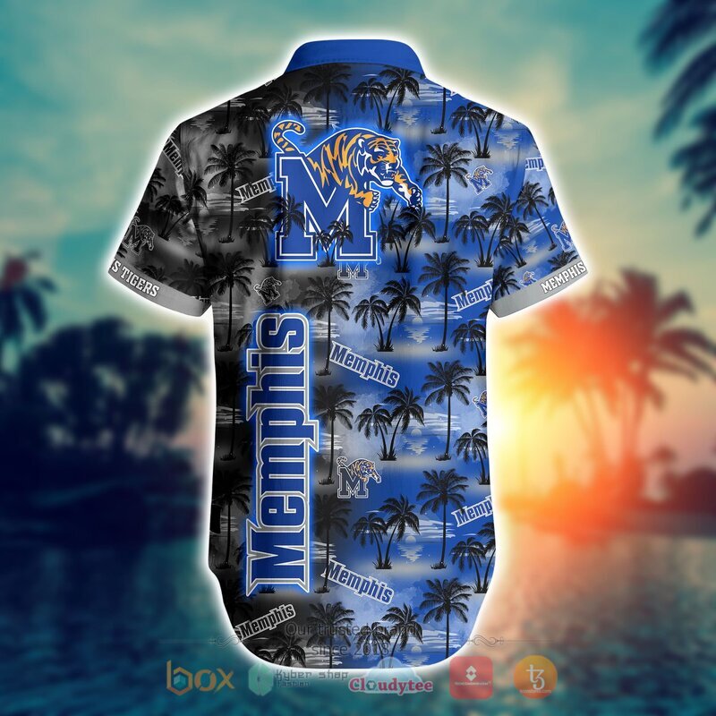 NCAA Memphis Tigers Coconut Hawaiian shirt Short 1 2
