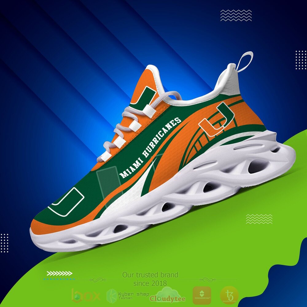 NCAA Miami Hurricanes football Clunky Max Soul Shoes