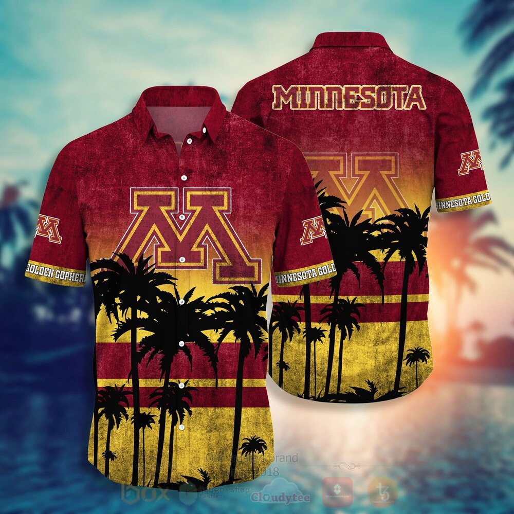 NCAA Minnesota Golden Gophers football Hawaiian Shirt Short