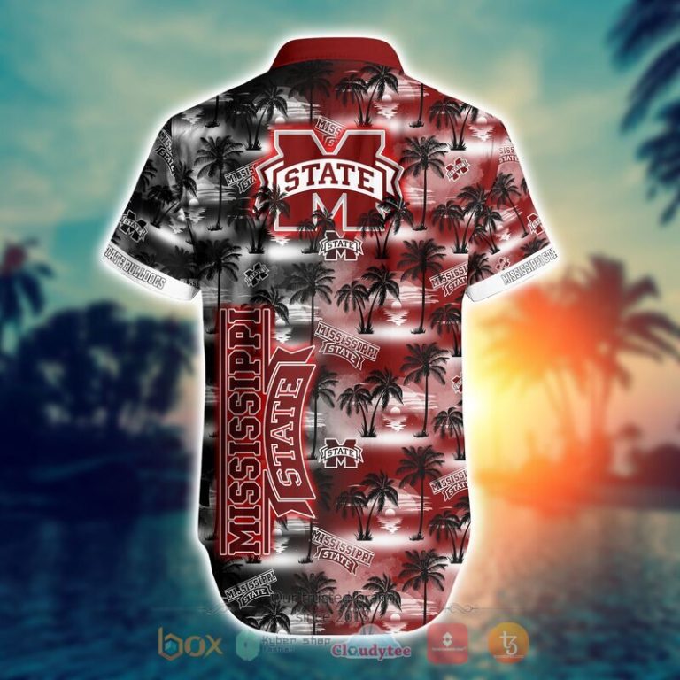 NCAA Mississippi State Bulldogs Coconut Hawaiian shirt Short 1 2