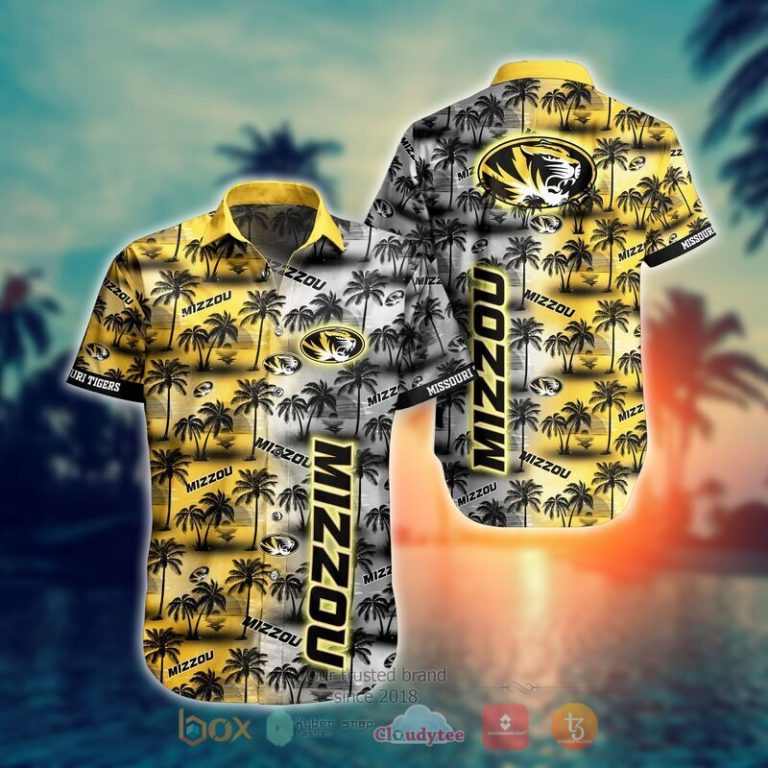 NCAA Missouri Tigers Coconut Hawaiian shirt Short