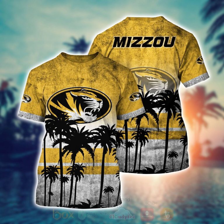 NCAA Missouri Tigers football Hawaiian Shirt Short 1