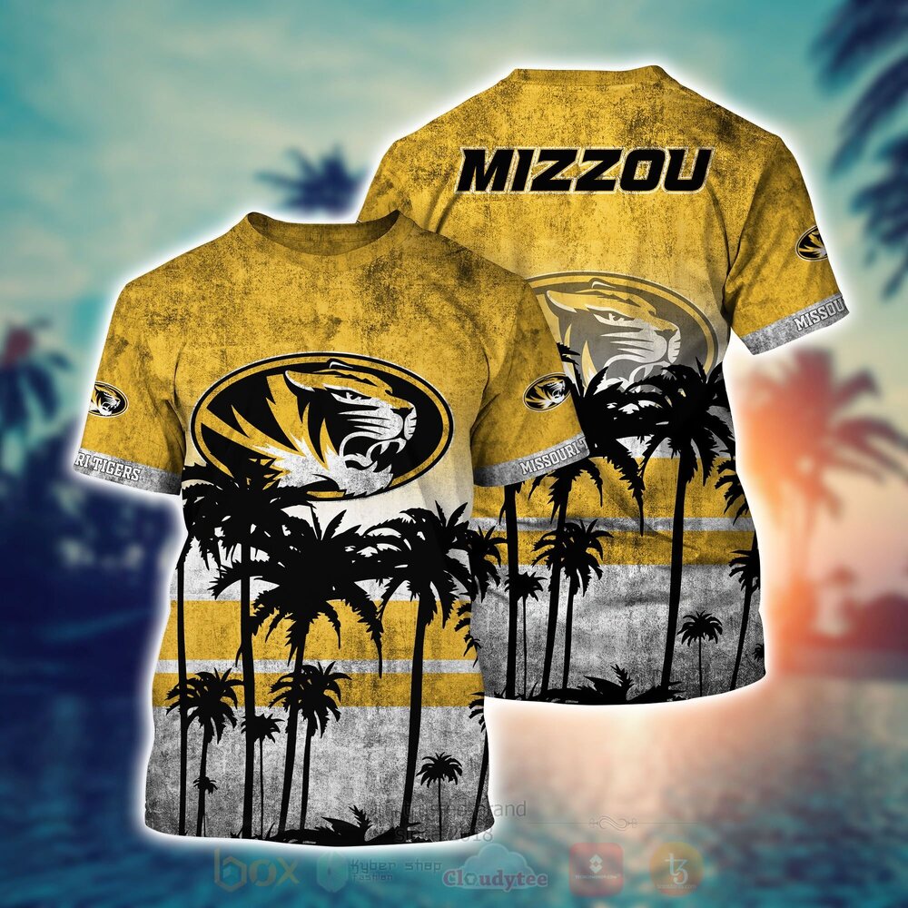 NCAA Missouri Tigers football Hawaiian Shirt Short 1