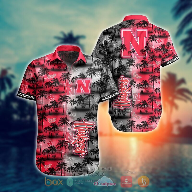 NCAA Nebraska Cornhuskers Coconut Hawaiian shirt Short