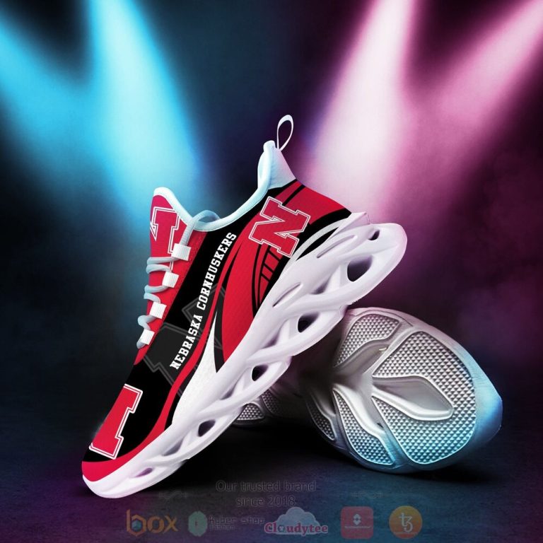 NCAA Nebraska Cornhuskers football Clunky Max Soul Shoes 1 2