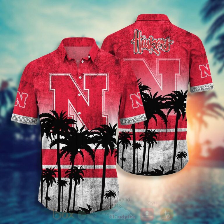 NCAA Nebraska Cornhuskers football Hawaiian Shirt Short