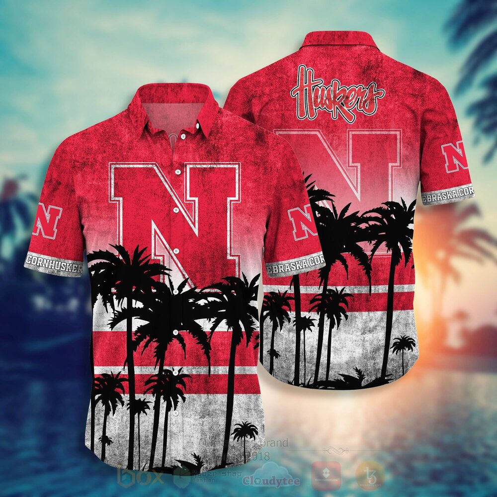 NCAA Nebraska Cornhuskers football Hawaiian Shirt Short