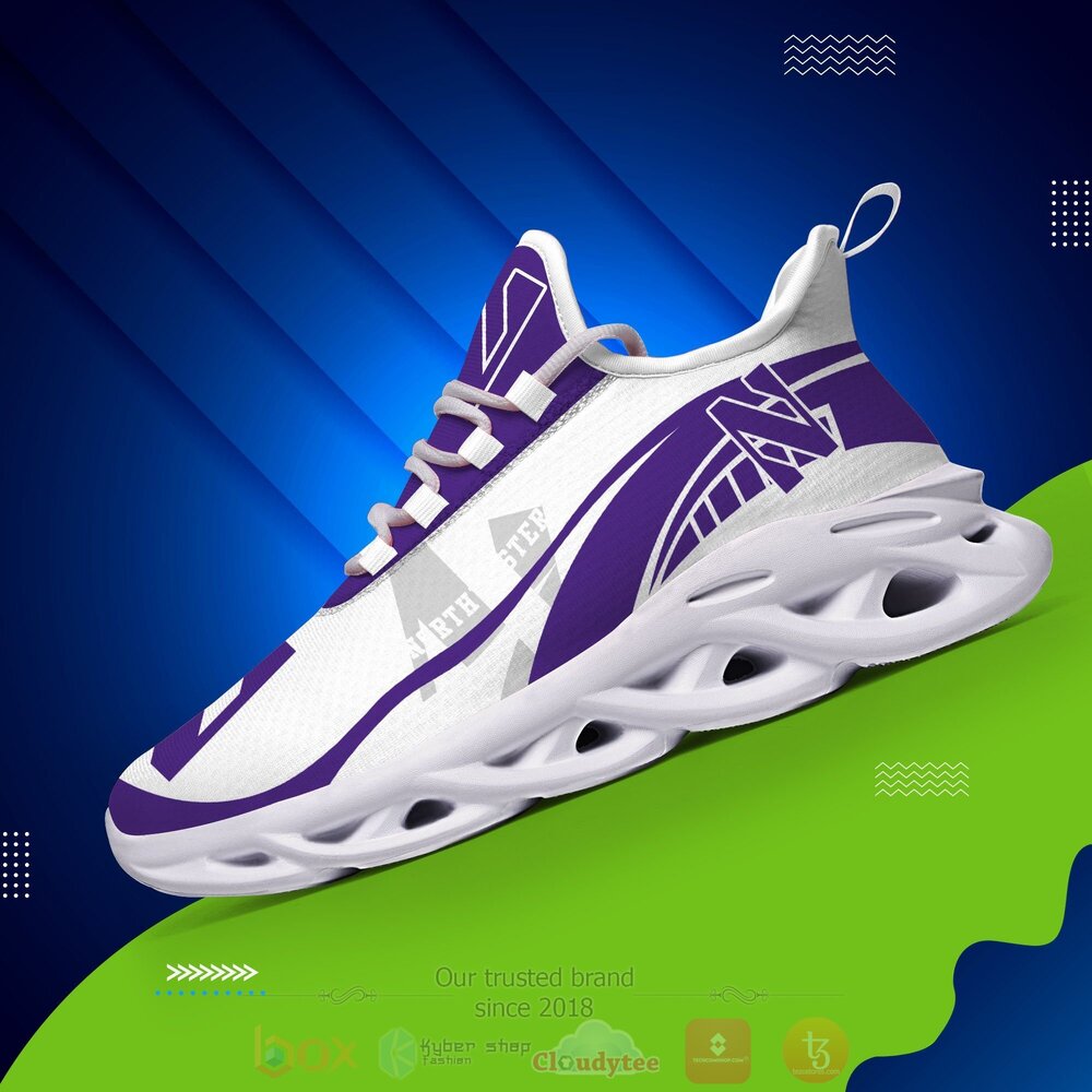 NCAA Northwestern Wildcats football Clunky Max Soul Shoes