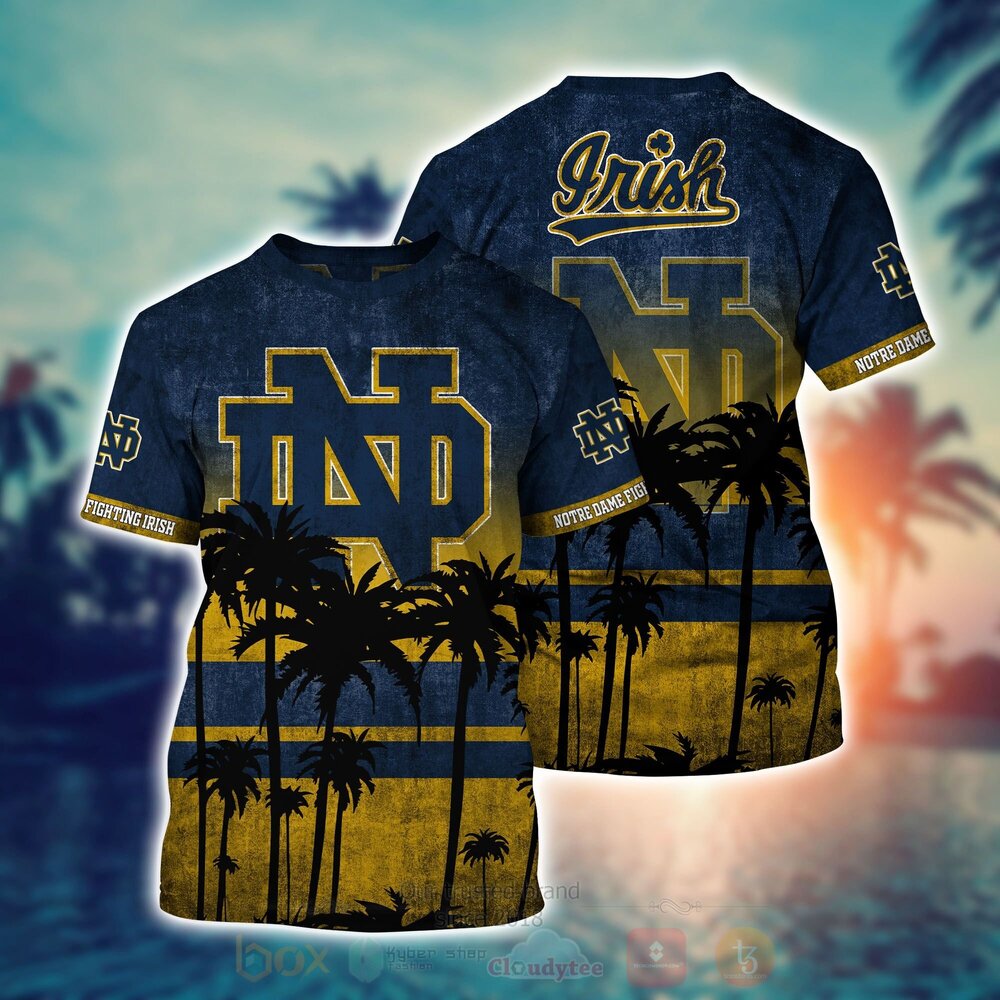 NCAA Notre Dame Fighting Irish Hawaiian Shirt Short 1