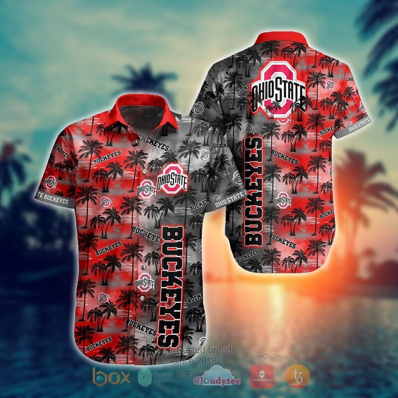 NCAA Ohio State Buckeyes Coconut Hawaiian shirt Short
