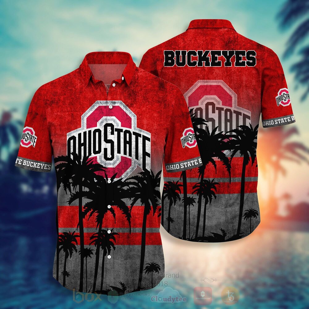 NCAA Ohio State Buckeyes Hawaiian Shirt Short