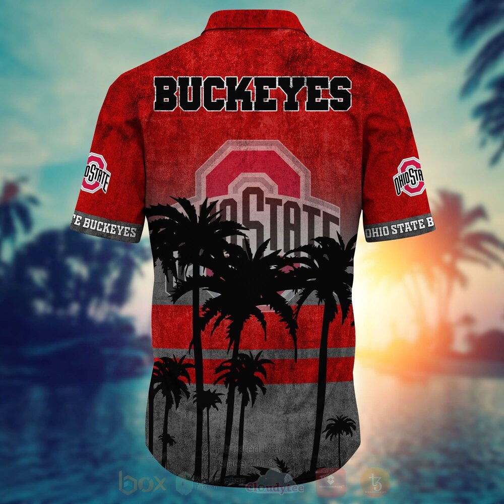 NCAA Ohio State Buckeyes Hawaiian Shirt Short 1 2 3