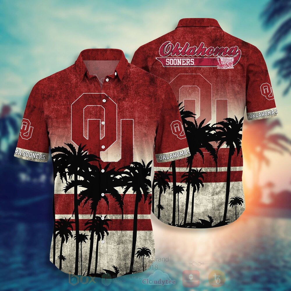 NCAA Oklahoma Sooners Hawaiian Shirt Short