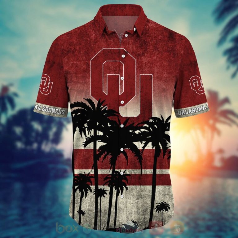 NCAA Oklahoma Sooners Hawaiian Shirt Short 1 2