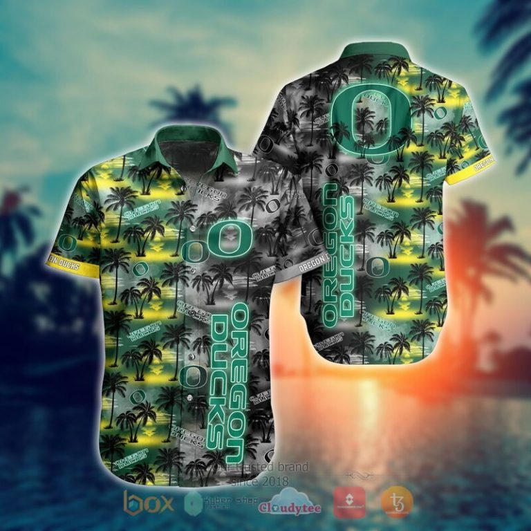 NCAA Oregon Ducks Coconut Hawaiian shirt Short