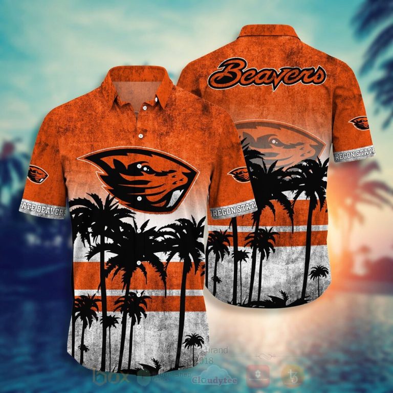 NCAA Oregon State Beavers Hawaiian Shirt Short