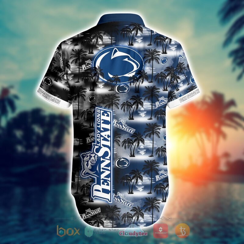 NCAA Penn State Nittany Lions Coconut Hawaiian shirt Short 1 2