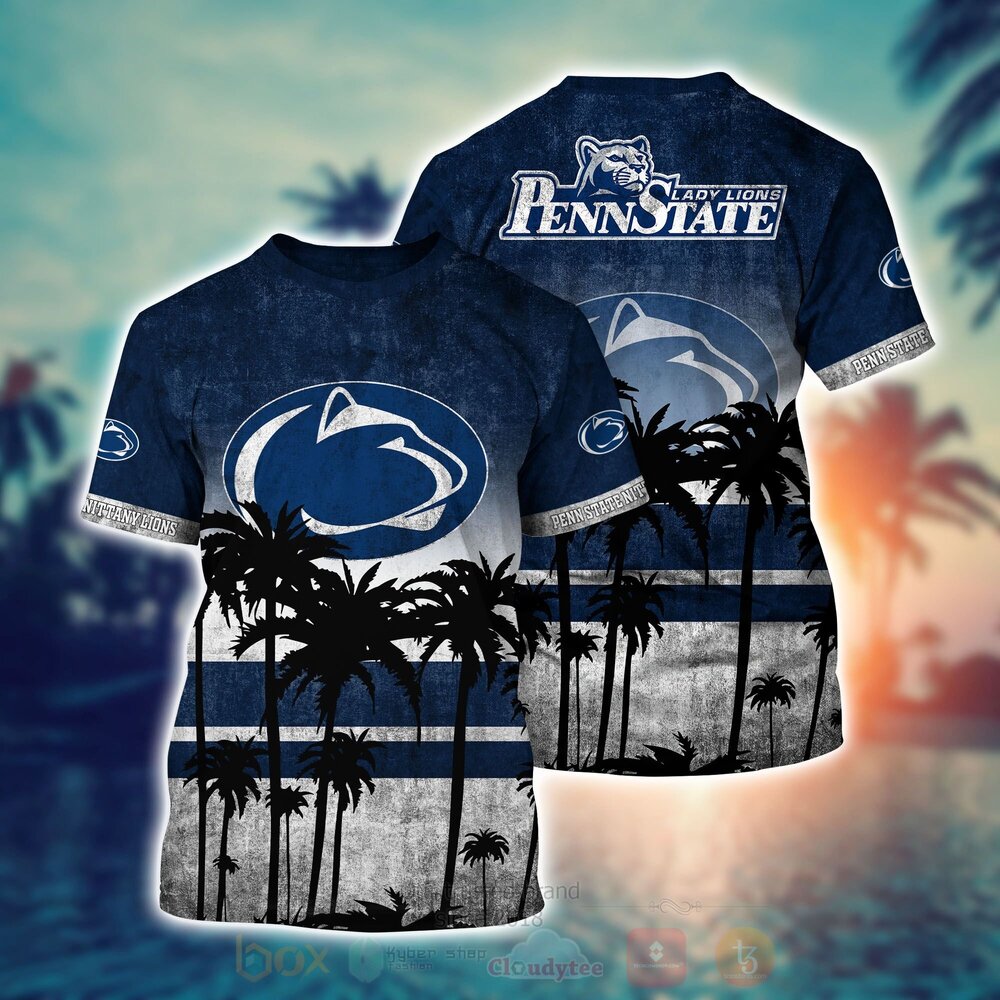 NCAA Penn State Nittany Lions Hawaiian Shirt Short 1